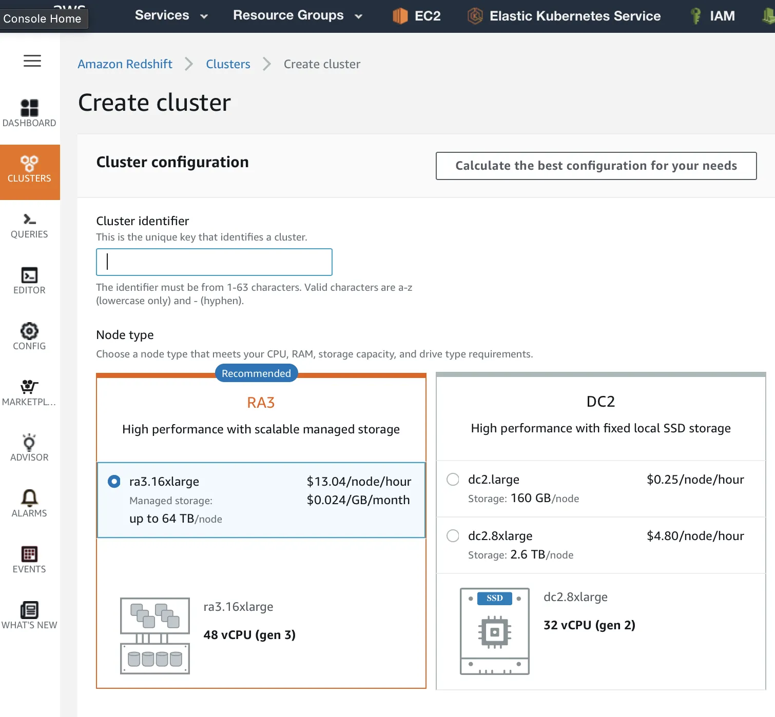 Cluster Identifier