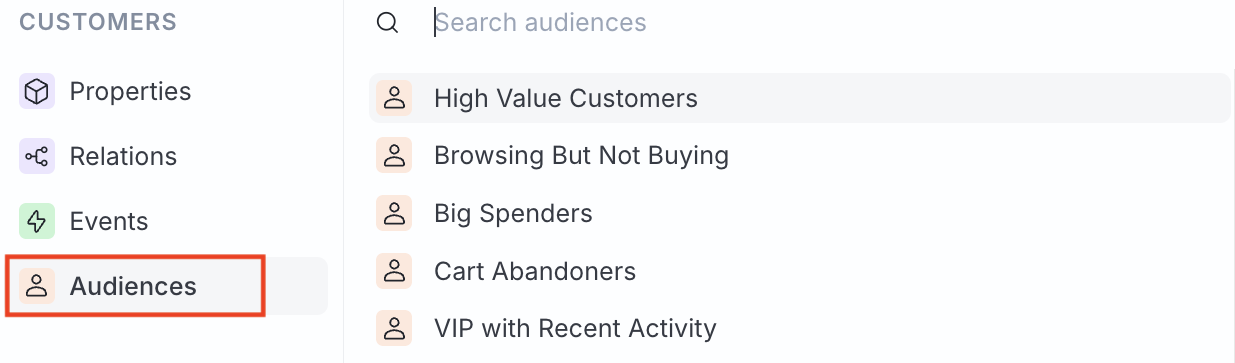 Add audience-based conditions