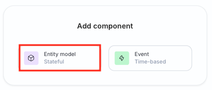 Add entity model