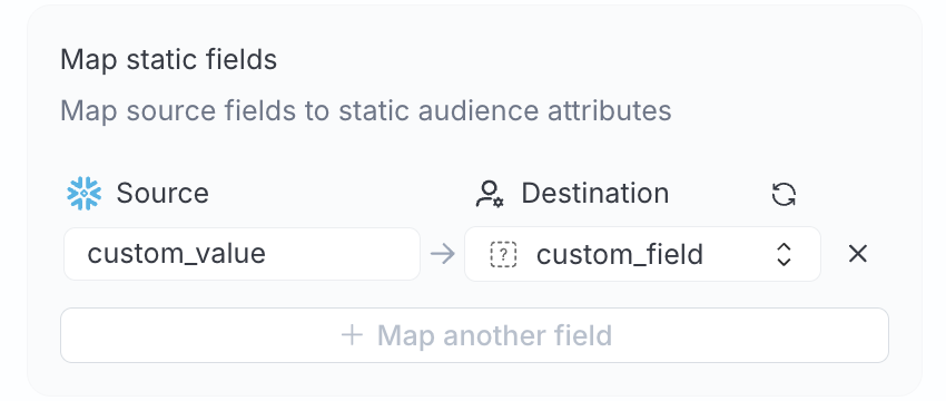 Map static fields