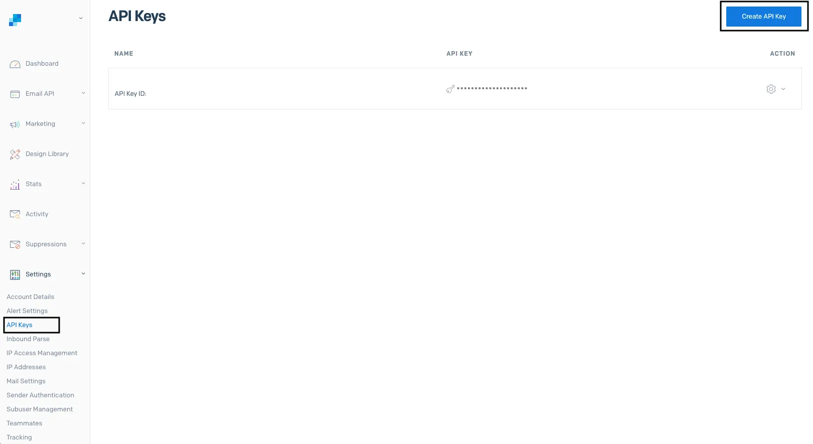 SendGrid API key