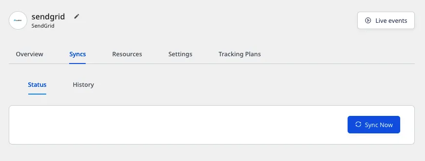 Manual sync schedule