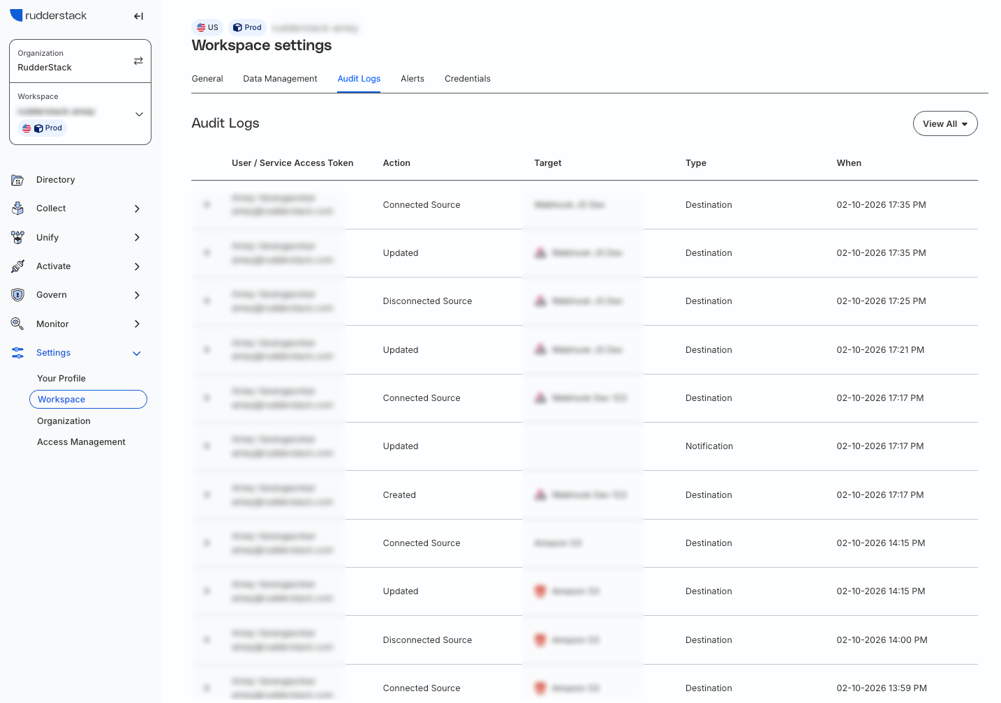 Audit Logs