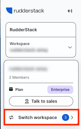 Switch workspace