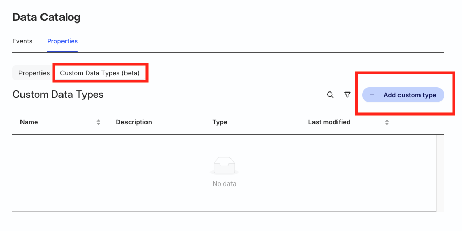 Add custom data type