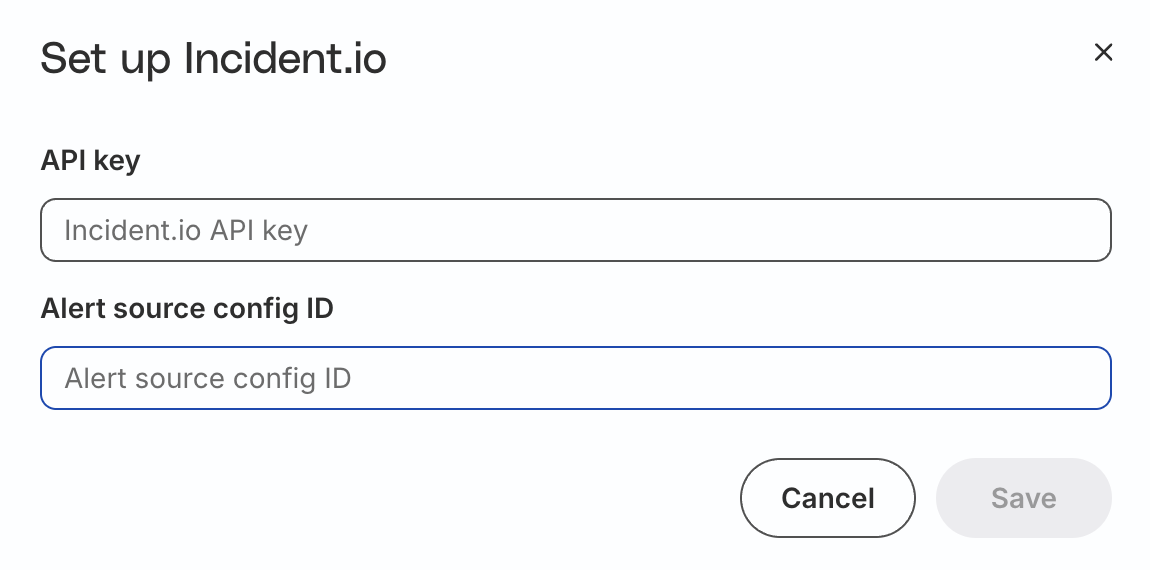 Incident.io alerts