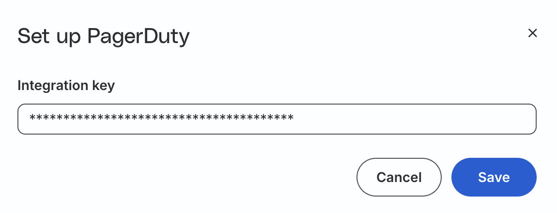 PagerDuty alerts