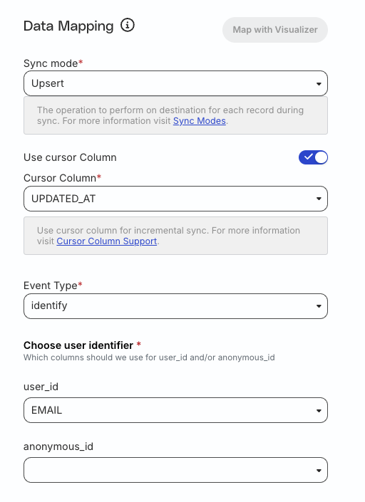 Map with JSON feature