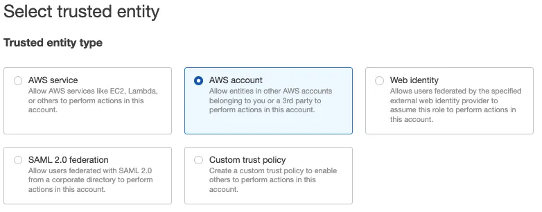Setting up AWS IAM Role for RudderStack