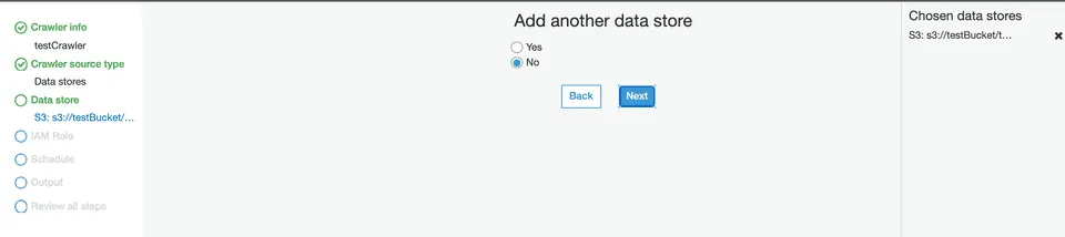 Add another data store