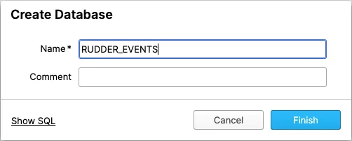 Create a database