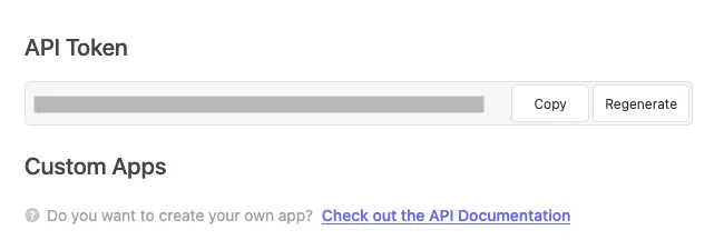 ClickUp API token