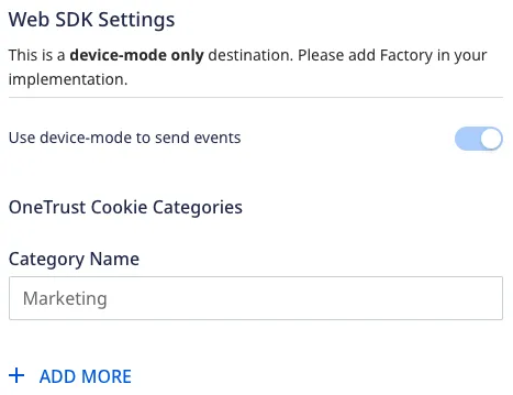 ConvertFlow connection settings