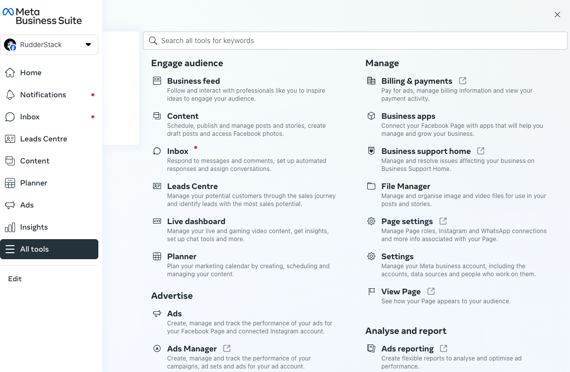 Facebook custom audience creation