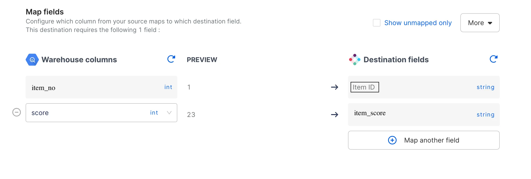 Iterable catalog