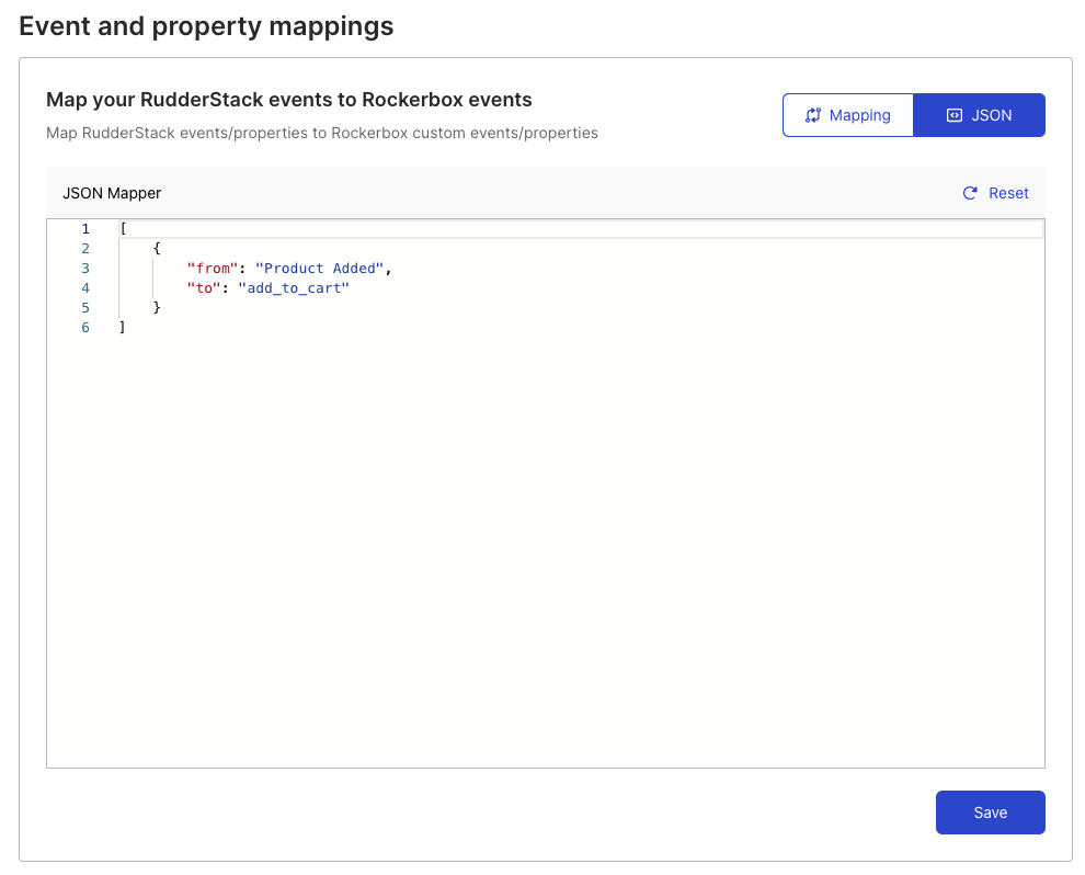 JSON mapper