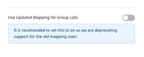 PostHog group mapping setting