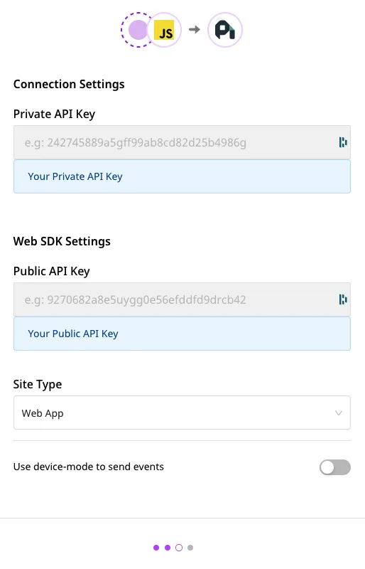 Profitwell connection settings