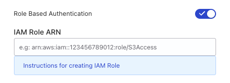 Role based authentication