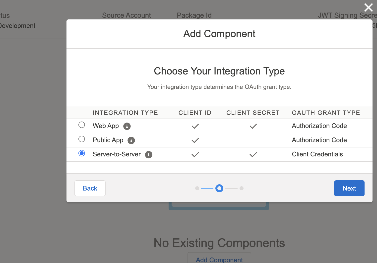 S2S Integration type