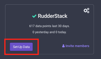 Stormly Setup Data option