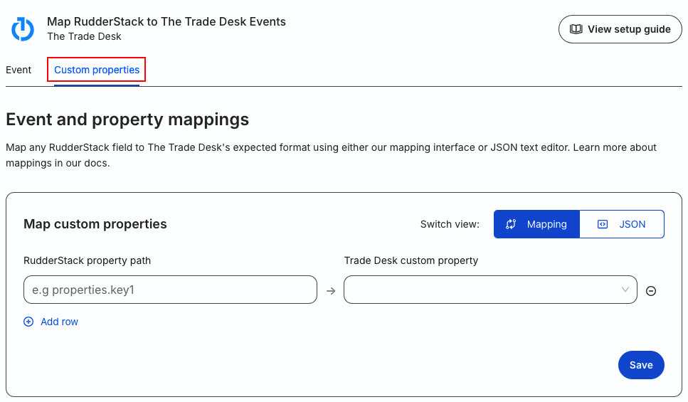Optimizely Feature Experimentation attribute mapping