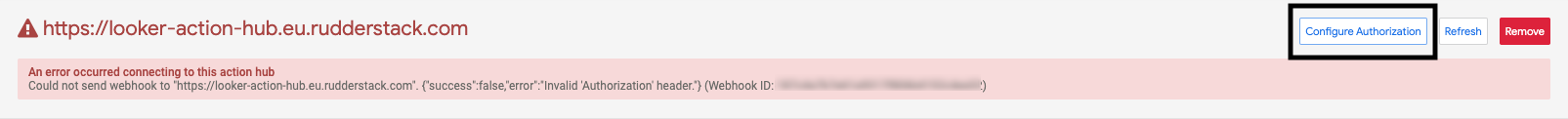 RudderStack Action Hub error