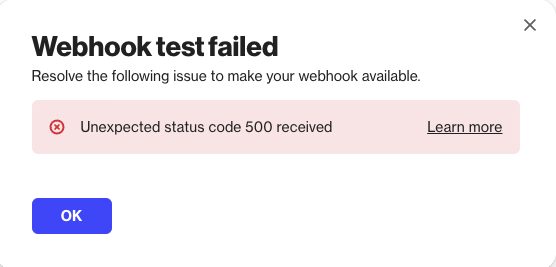Ortto webhook source error