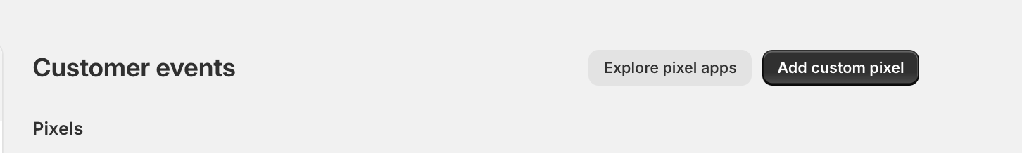 Add custom pixel button