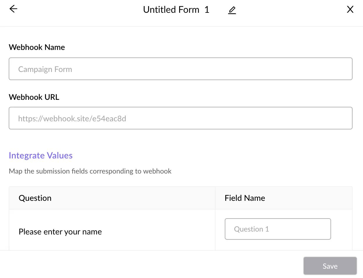 Mailmodo source webhook URL