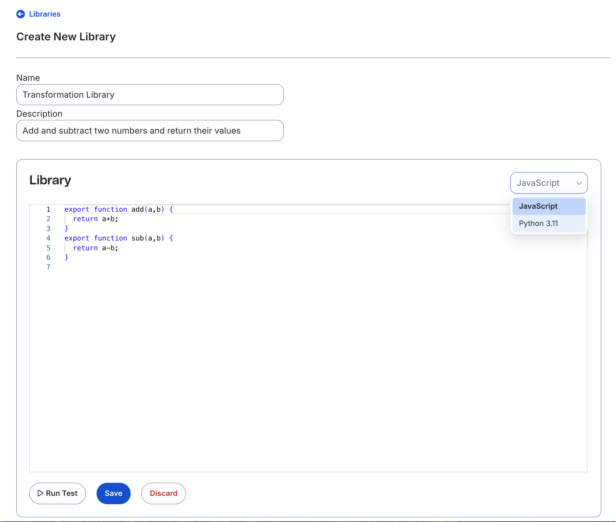 Adding a library