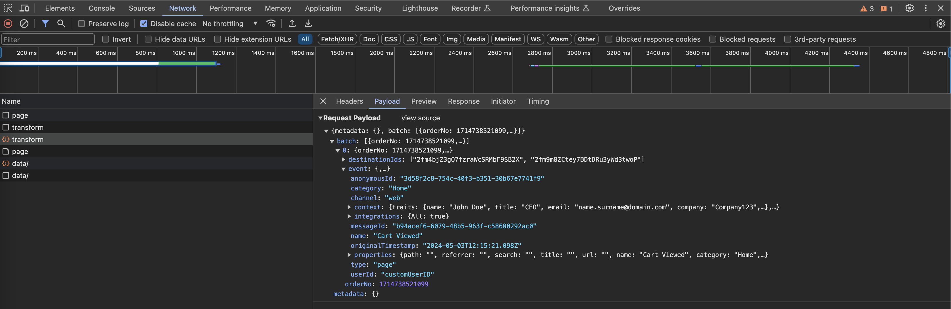 Debugging device mode transformations
