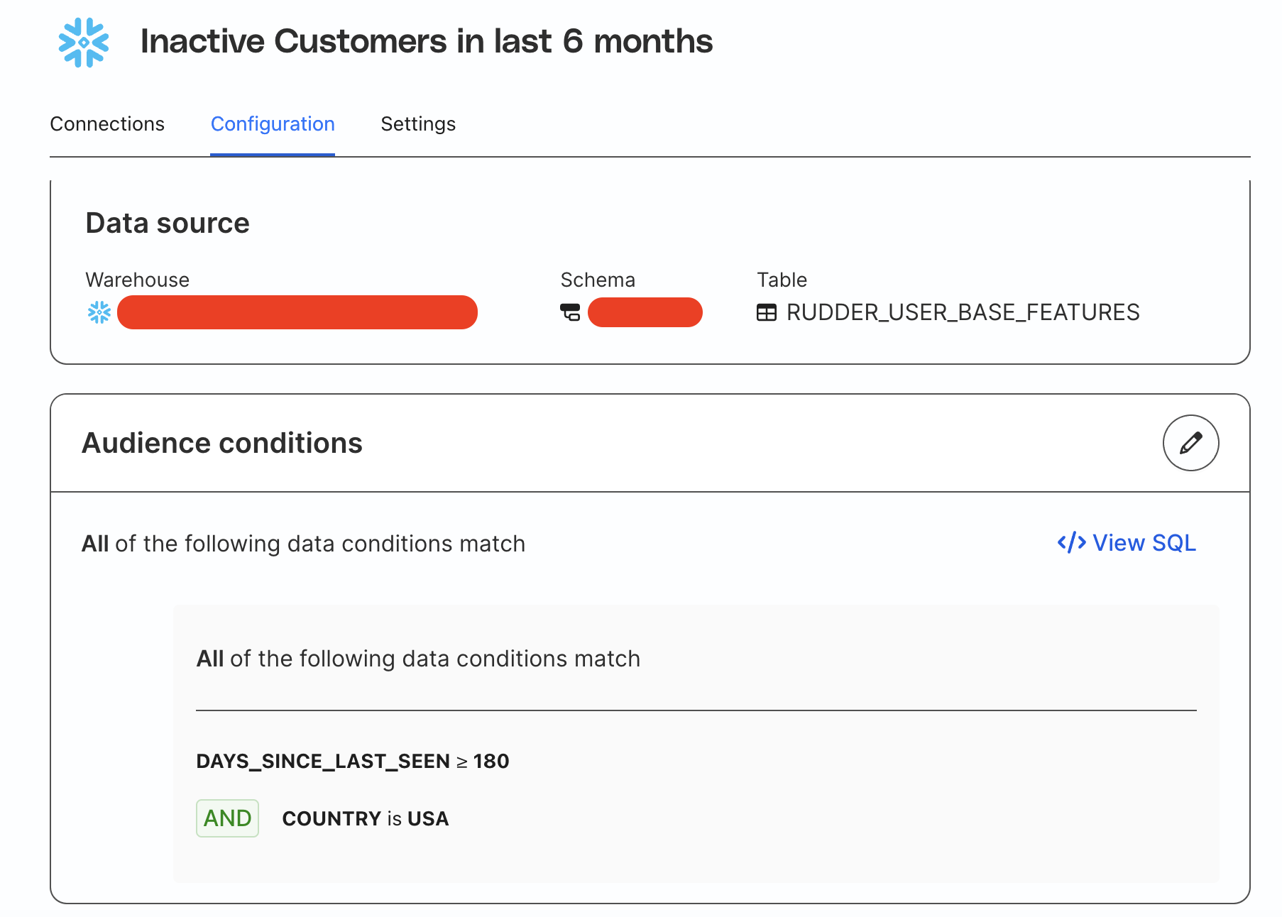 Audience Builder / Cohorts
