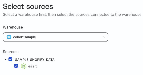 Choose predefined template