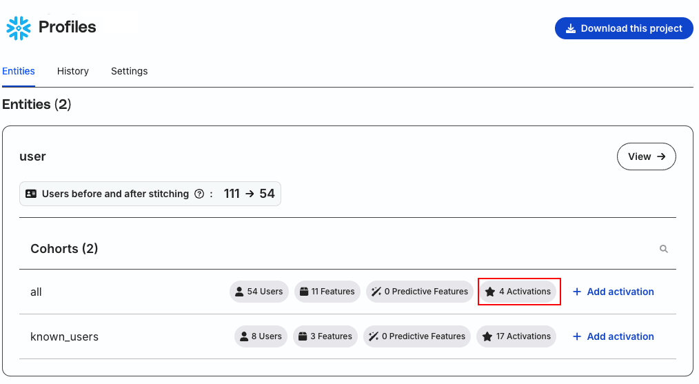 Activation API
