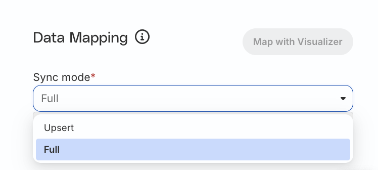 Full Sync Mode option
