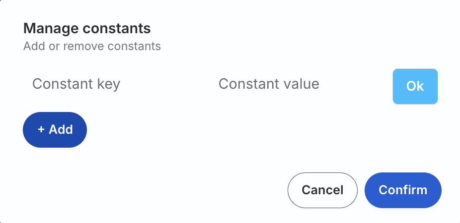 Add constant
