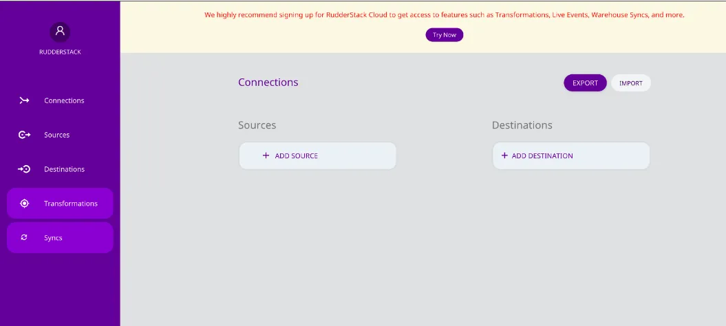 Control Plane Lite dashboard