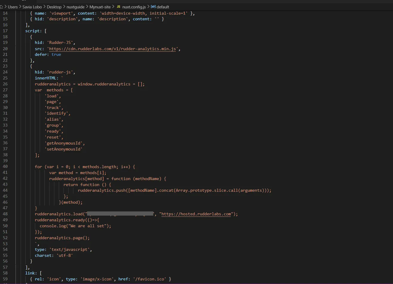 Nuxt.js configuration