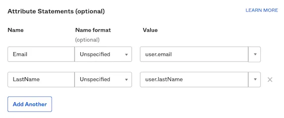 Identity provider metadata