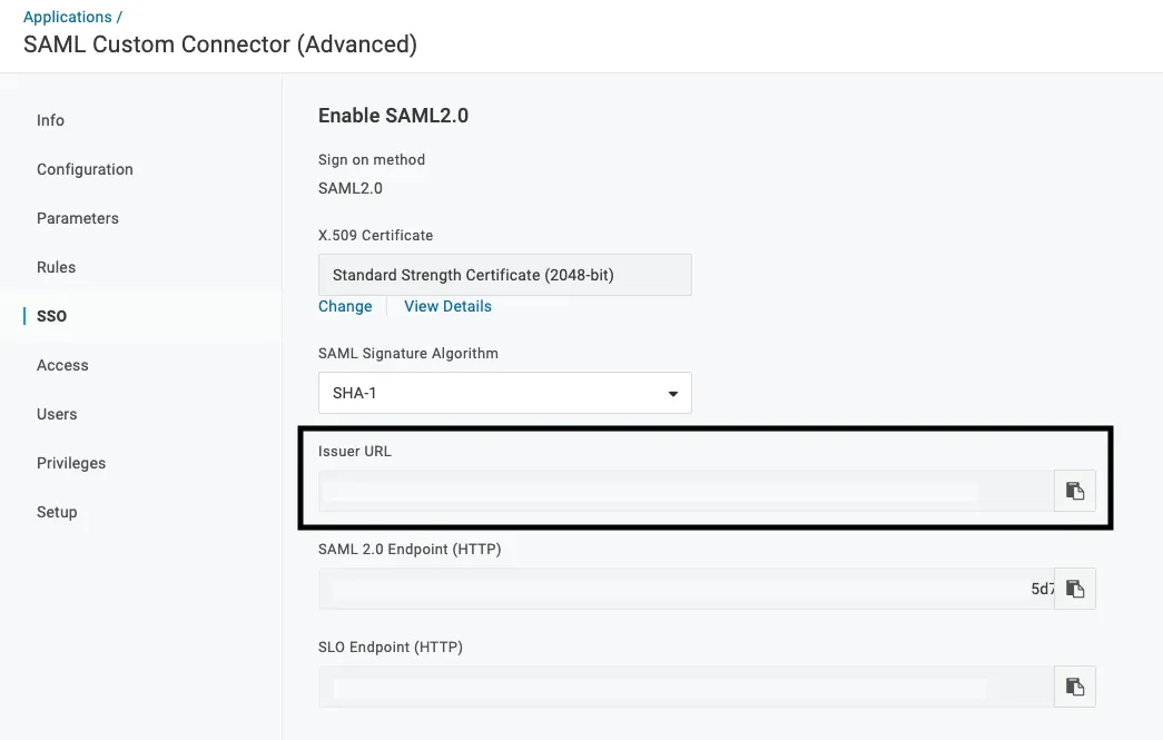 Issuer URL