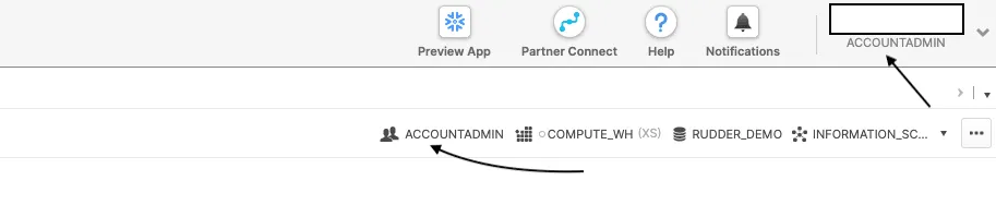 Snowflake account admin role